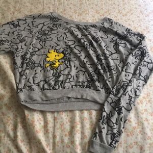 Long sleeve crop top